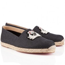 Sandales Christian Louboutin Papi Hugo grises