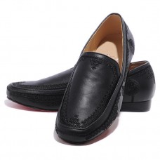 Mocassins Christian Louboutin Croc Maroc noirs