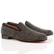Mocassins à roulettes Christian Louboutin noirs