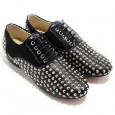 Mocassins Fred Spikes noirs de Christian Louboutin