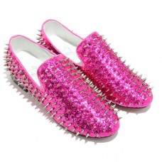 Mocassins Rollerboy Spikes Christian Louboutin Rose Matador Mocassins Rollerboy Spikes Christian Louboutin Rose Matador
