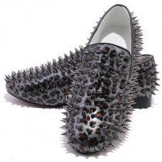 Mocassins Rollerboy Spikes gris de Christian Louboutin Mocassins Rollerboy Spikes gris de Christian Louboutin
