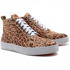 Baskets Christian Louboutin Rantus Orlato Léopard