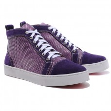 Baskets Christian Louboutin Louis à strass Parme