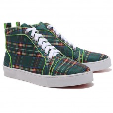 Baskets Christian Louboutin Louis TarTaupe vertes