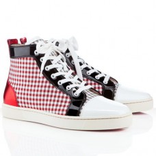 Baskets rouges Christian Louboutin Louis