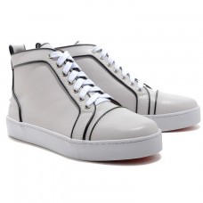 Baskets blanches Christian Louboutin Louis Jeweled