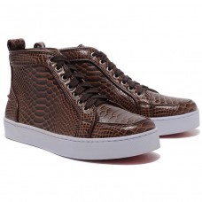 Baskets Christian Louboutin Louis marron