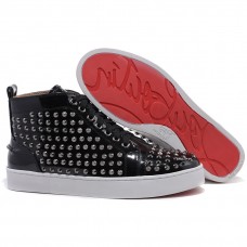 Baskets Christian Louboutin Louis Spikes noires Baskets Christian Louboutin Louis Spikes noires