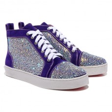 Baskets Christian Louboutin Louis Strass Parme