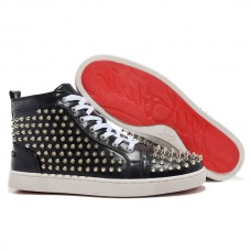 Baskets Christian Louboutin Louis Spikes noires