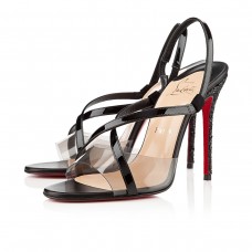 Christian Louboutin Coup De Bleu 100mm Sandales Noir