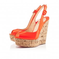 Christian Louboutin Une plume 140 mm Wedges Flame