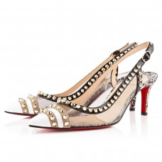 Sandales Christian Louboutin Manovra 80 mm blanches Sandales Christian Louboutin Manovra 80 mm blanches