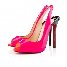 Escarpins Christian Louboutin Flo 120 mm Rose Matador