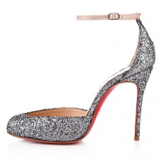 Escarpins Christian Louboutin Tres Decollete 100 mm gris Escarpins Christian Louboutin Tres Decollete 100 mm gris