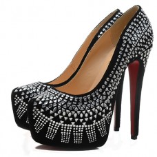 Escarpins Christian Louboutin Decorapump 160 mm noirs Escarpins Christian Louboutin Decorapump 160 mm noirs