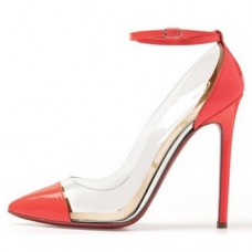 Escarpins Christian Louboutin Bis Un Bout 120 mm rouges