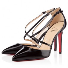 Escarpins Christian Louboutin Crosspiga 120 mm noirs Escarpins Christian Louboutin Crosspiga 120 mm noirs