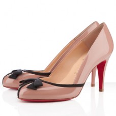 Escarpins Christian Louboutin Lavallière 100 mm couleur chair