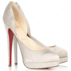 Escarpins Christian Louboutin Eugénie 120 mm blancs Escarpins Christian Louboutin Eugénie 120 mm blancs