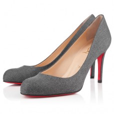 Escarpins Christian Louboutin Simple 100 mm gris
