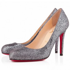 Escarpins Christian Louboutin Simple 100 mm argentés Escarpins Christian Louboutin Simple 100 mm argentés