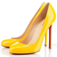 Escarpins Christian Louboutin Lady Lynch 120 mm jaunes
