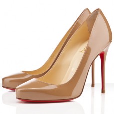 Escarpins Christian Louboutin Elisa 100 mm couleur camel Escarpins Christian Louboutin Elisa 100 mm couleur camel