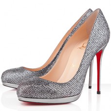 Escarpins Christian Louboutin Filo 120 mm argentés Escarpins Christian Louboutin Filo 120 mm argentés