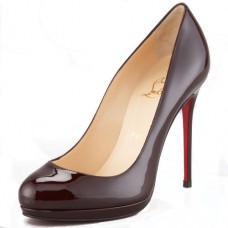 Escarpins Christian Louboutin Filo 120 mm rouge foncé Escarpins Christian Louboutin Filo 120 mm rouge foncé