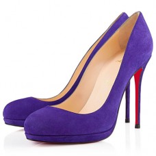Escarpins Christian Louboutin Filo 120 mm violets Escarpins Christian Louboutin Filo 120 mm violets
