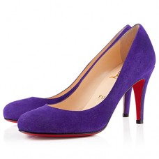 Escarpins Christian Louboutin Ron Ron 80 mm violets Escarpins Christian Louboutin Ron Ron 80 mm violets