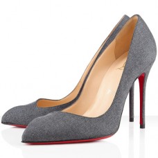 Escarpins Christian Louboutin Corneille 100 mm gris Escarpins Christian Louboutin Corneille 100 mm gris