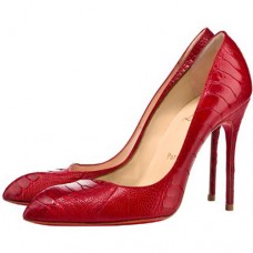 Escarpins Christian Louboutin Corneille 100 mm Rouge mandarine Escarpins Christian Louboutin Corneille 100 mm Rouge mandarine
