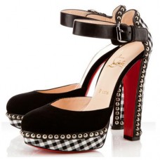 Escarpins Christian Louboutin Luxura 140 mm noirs Escarpins Christian Louboutin Luxura 140 mm noirs
