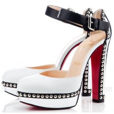 Escarpins Christian Louboutin Luxura 140 mm blancs