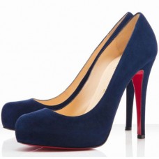 Escarpins Christian Louboutin Rolando 120 mm bleu marine Escarpins Christian Louboutin Rolando 120 mm bleu marine
