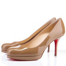 Escarpins Christian Louboutin Prorata 80 mm couleur camel