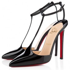 Escarpins Christian Louboutin T-Piga 120 mm noirs Escarpins Christian Louboutin T-Piga 120 mm noirs