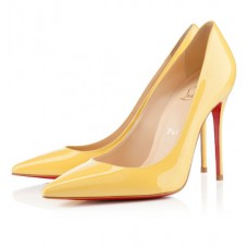 Escarpins Christian Louboutin Décolleté 554 100 mm Jaunes Escarpins Christian Louboutin Décolleté 554 100 mm Jaunes