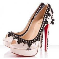 Escarpins Christian Louboutin Torero 140 mm à bout ouvert couleur nude Escarpins Christian Louboutin Torero 140 mm à bout ouvert couleur nude