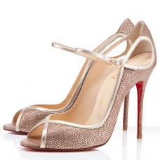 Escarpins Christian Louboutin 1en8 100 mm à bout ouvert multicolores