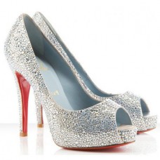 Christian Louboutin Very Riche 120 mm Argent pour occasions spéciales