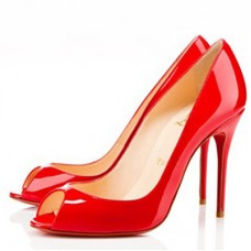 Escarpins Christian Louboutin Sexy 100 mm à bout ouvert rouges