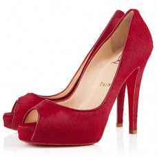 Escarpins Christian Louboutin Very Privé 100 mm à bout ouvert Flamme Escarpins Christian Louboutin Very Privé 100 mm à bout ouvert Flamme
