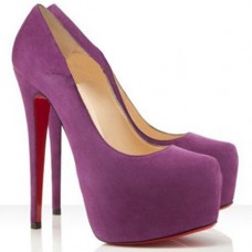 Escarpins Christian Louboutin Daffodile 160 mm à plateforme prune Escarpins Christian Louboutin Daffodile 160 mm à plateforme prune
