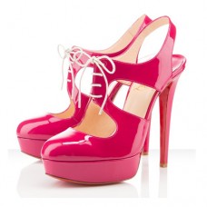 Escarpins Christian Louboutin Lassaqi 140 mm Rose Matador