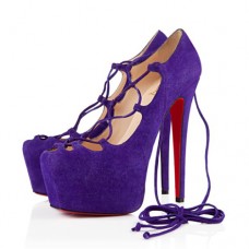 Escarpins Christian Louboutin Ghildarc 160 mm à plateforme violets Escarpins Christian Louboutin Ghildarc 160 mm à plateforme violets