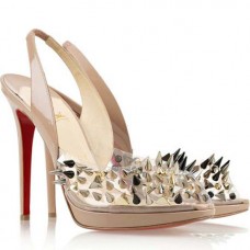 Escarpins Christian Louboutin Pik Pik Pik 120 mm couleur chair Escarpins Christian Louboutin Pik Pik Pik 120 mm couleur chair